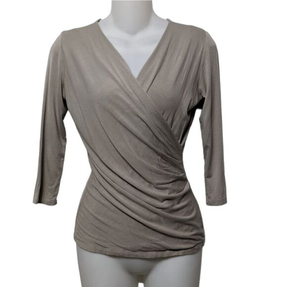 MAXMARA Caprice Faux Wrap Top S - Picture 1 of 5